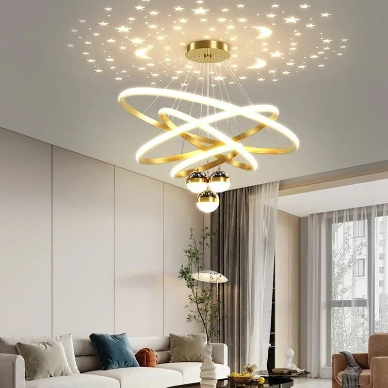 Led Pendant Chandelier Lights Remote Control Lights - Image 7