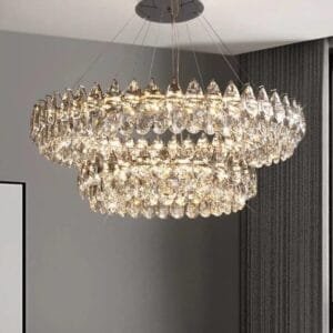 Crystal Ceiling Chandelier Modern Led for Living Room Bedroom