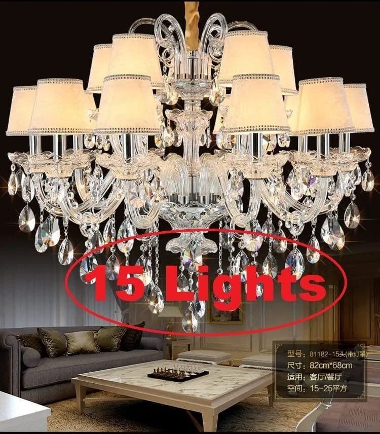 15 Lights Chandelier