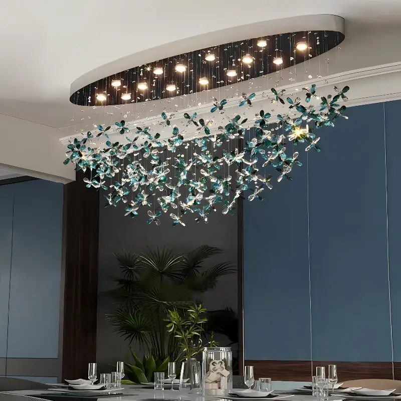 Oval Design Crystal Chandelier - Image 2