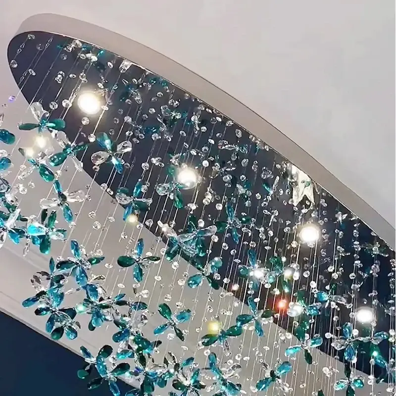 Oval Design Crystal Chandelier - Image 6
