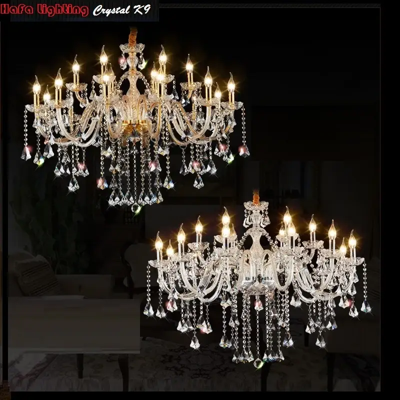 Indoor Crystal Chandelier Home Lighting - Image 2