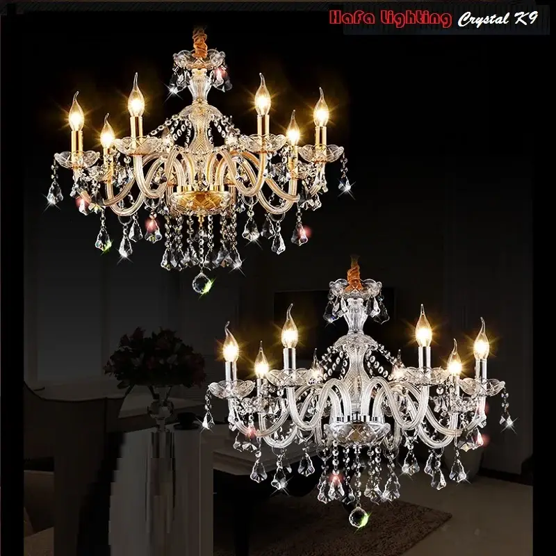 Indoor Crystal Chandelier Home Lighting - Image 5