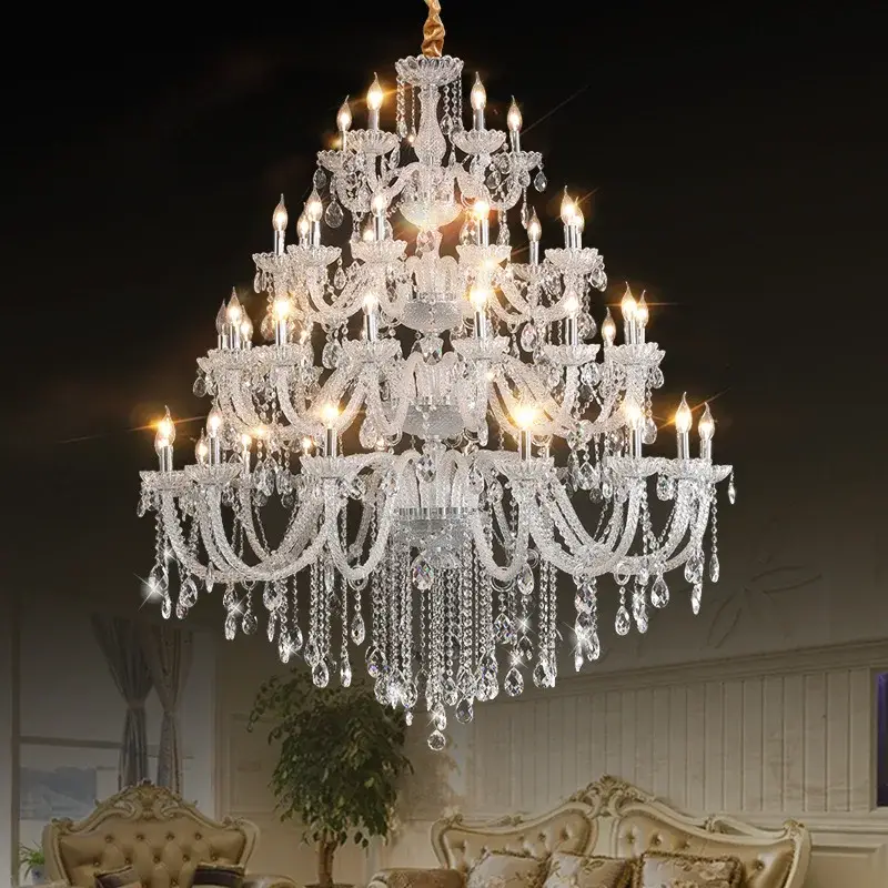 4 tier crystal chandelier Lighting - Image 2