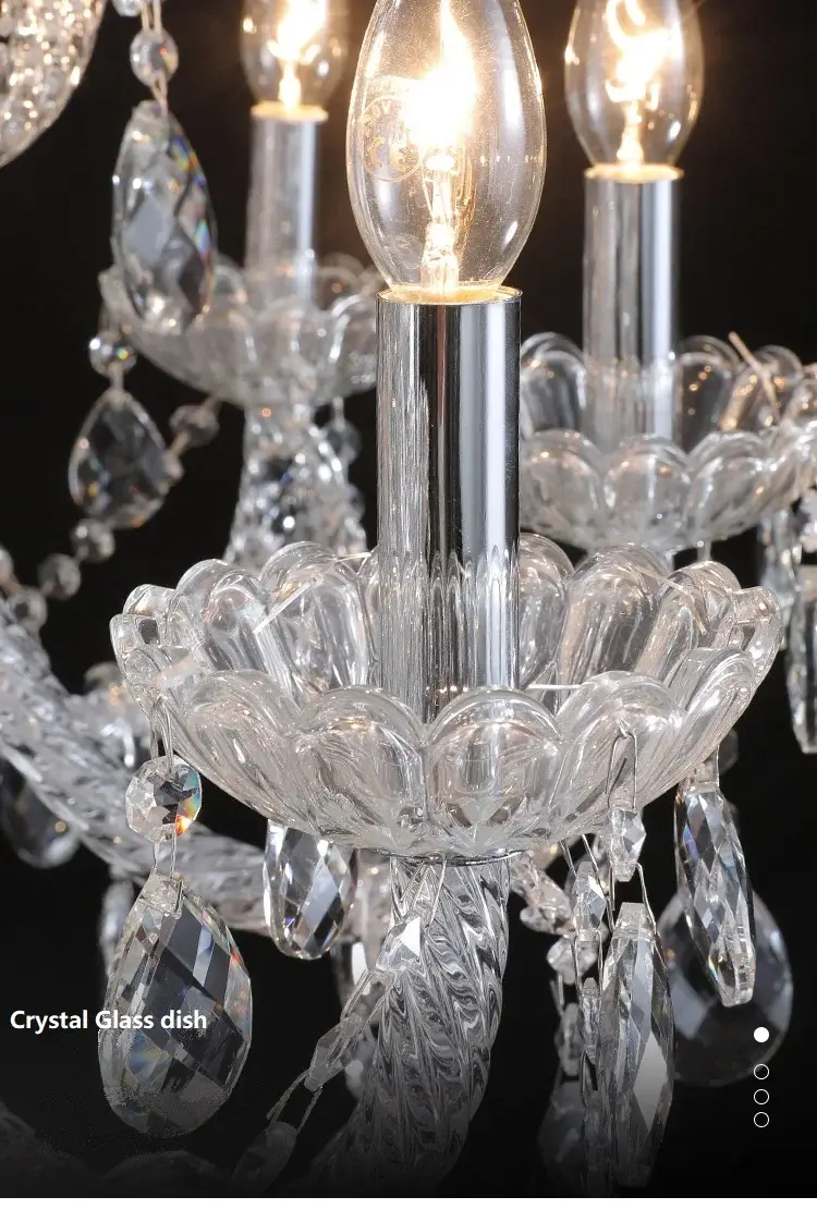 4 tier crystal chandelier Lighting - Image 5