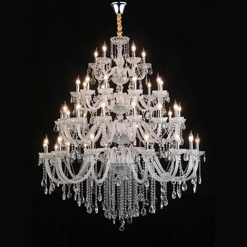 4 tier crystal chandelier Lighting - Image 3
