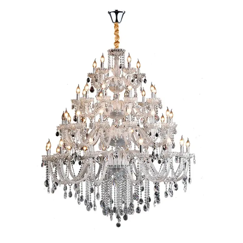 4 tier crystal chandelier Lighting