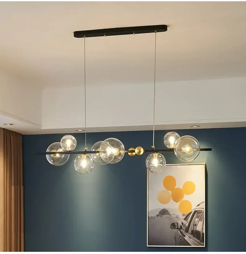 LED chandelier lighting Dinning Room Rectangle , Round