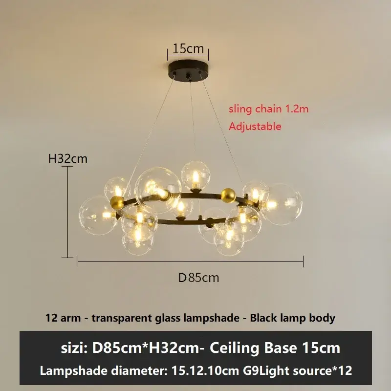 Clear - 12L Black