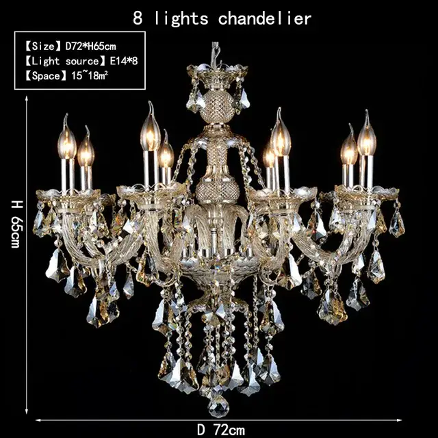 8 Lights chandelier