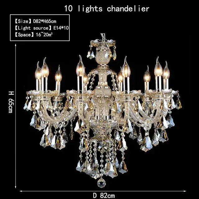 10 Lights chandelier