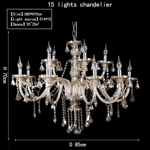 15 Lights Chandelier