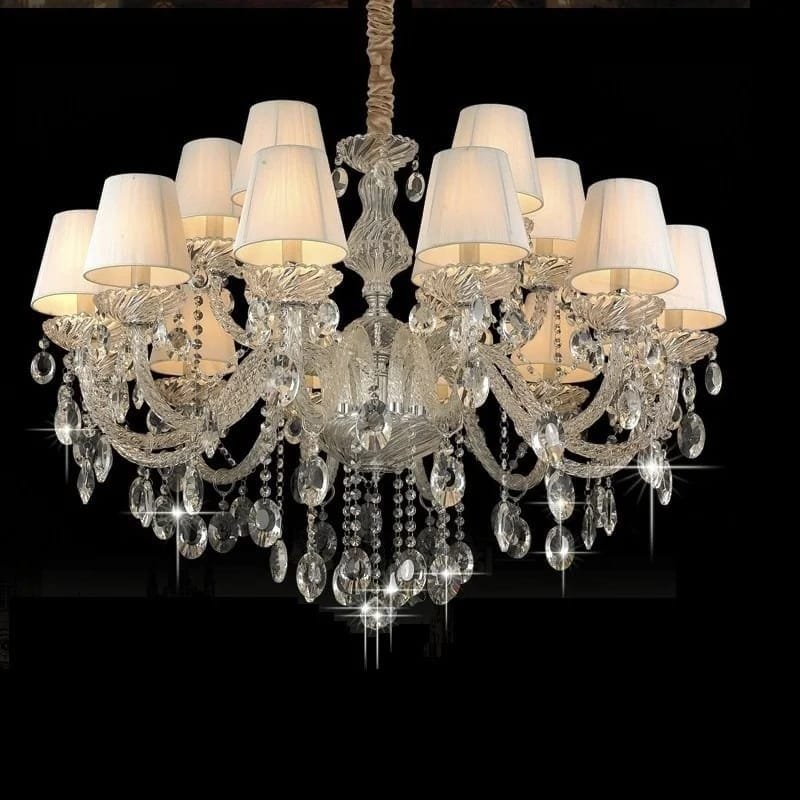Luxury Modern Chandelier With Lampshade - Image 3