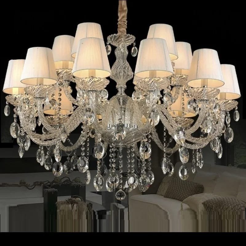 Luxury Modern Chandelier With Lampshade - Image 6