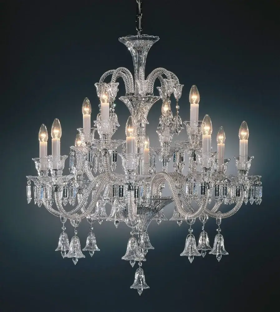 Black Crystal Chandelier Lighting Fixture - Image 5