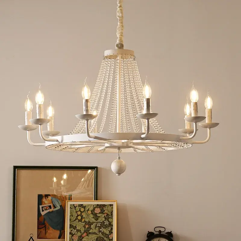 Modern Gold Crystal Iron Chandelier Lighting - Image 5