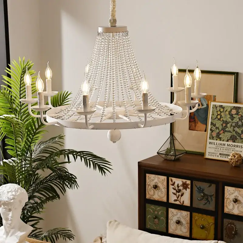 Modern Gold Crystal Iron Chandelier Lighting - Image 4