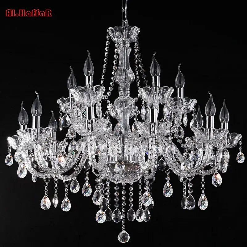 Vintage Bohemian Crystal Chandelier Modern Light