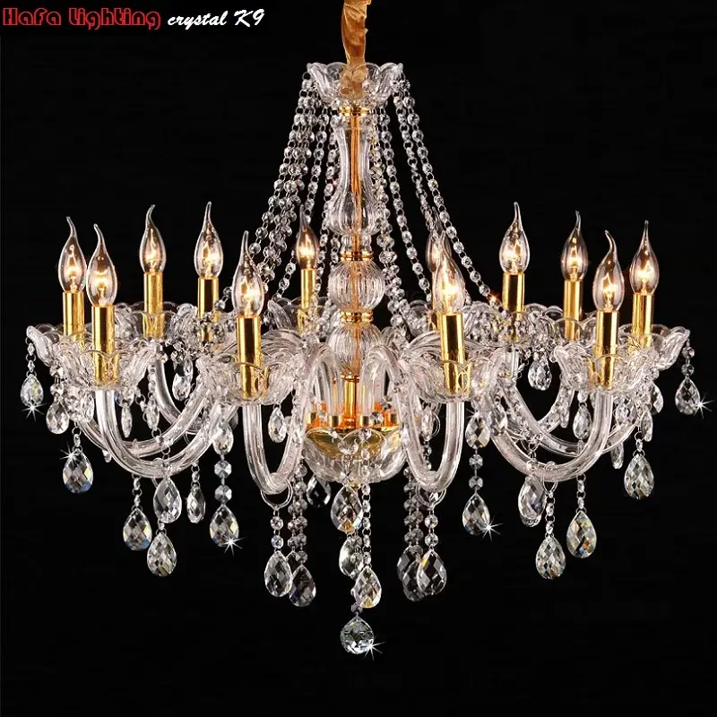 Vintage Bohemian Crystal Chandelier Modern Light - Image 4
