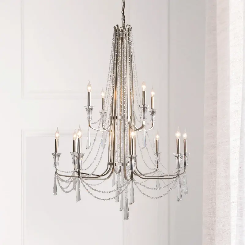 Chandelier Lighting Living Room Large Staircase - Image 3