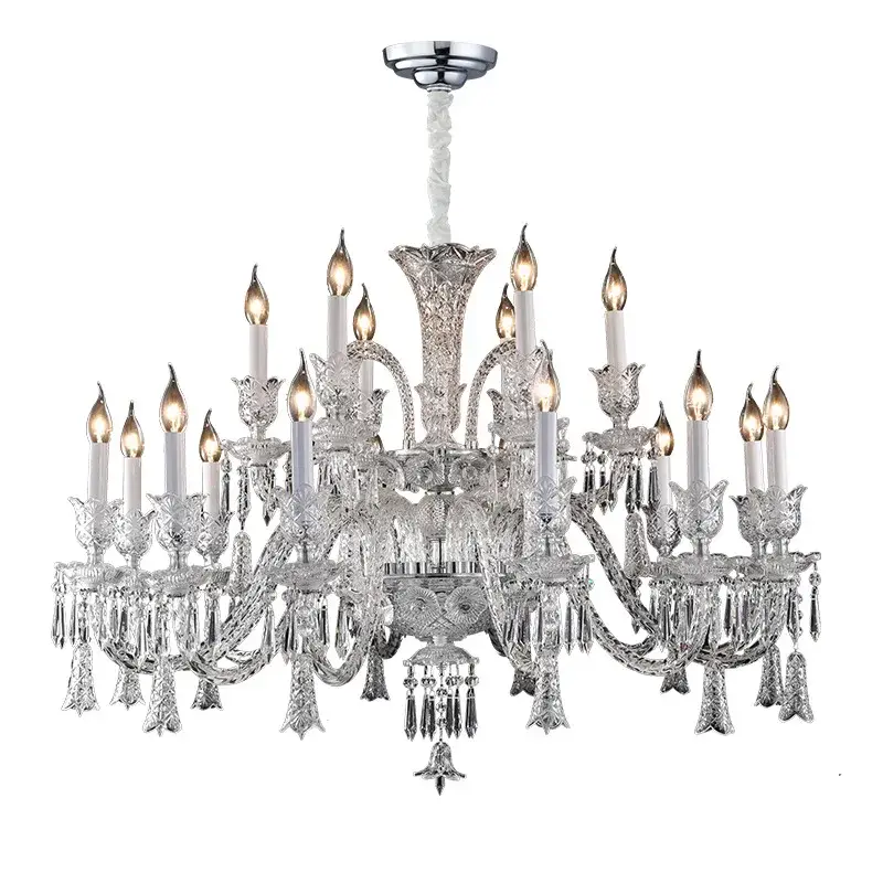 Royal Crystal Chandelier Lighting Top Grade - Image 2