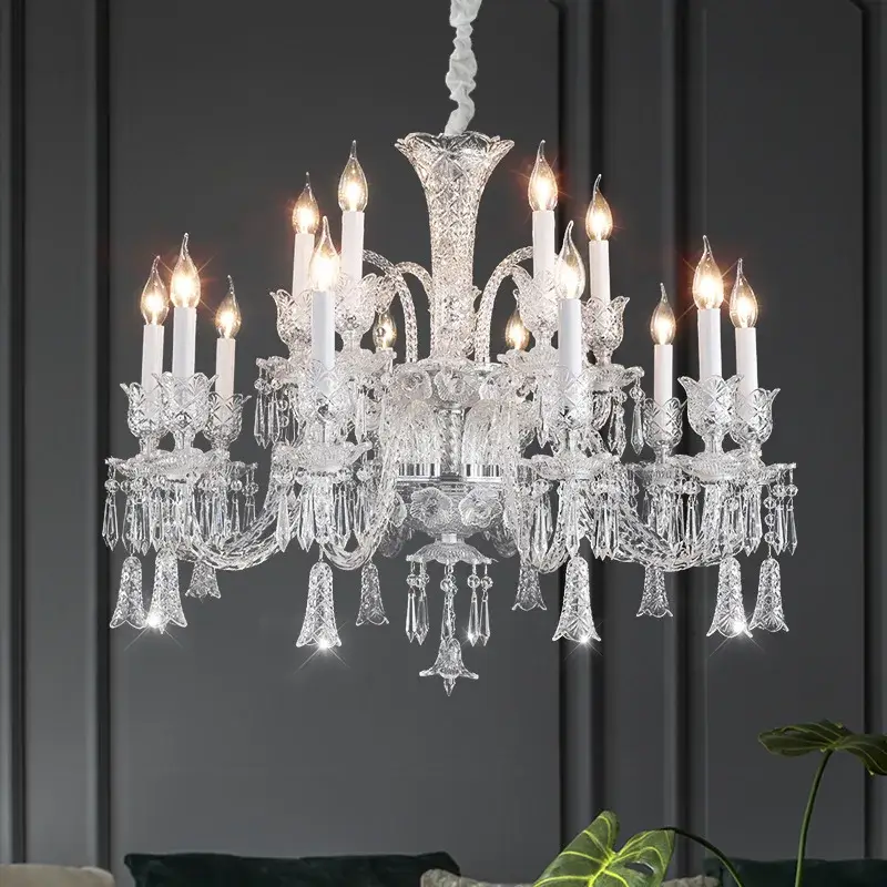 Royal Crystal Chandelier Lighting Top Grade - Image 5