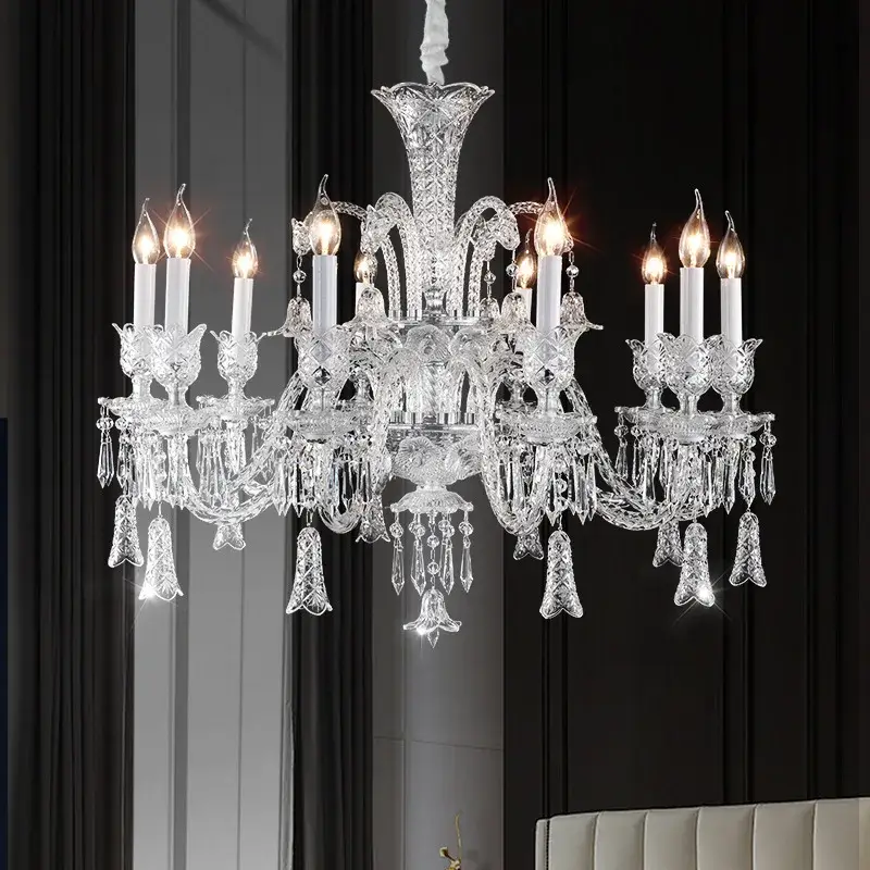 Royal Crystal Chandelier Lighting Top Grade - Image 3