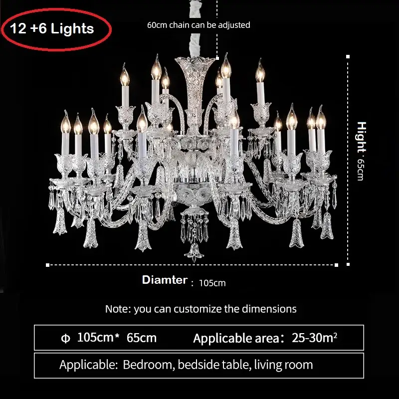 18 Arm chandelier