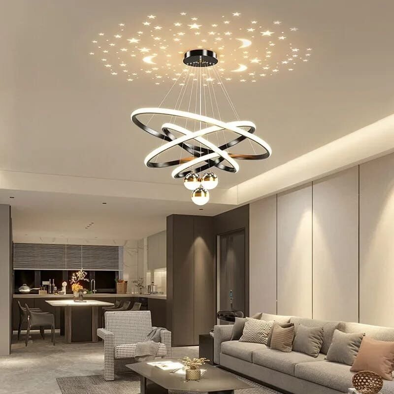 Led Pendant Chandelier Lights Remote Control Lights - Image 8