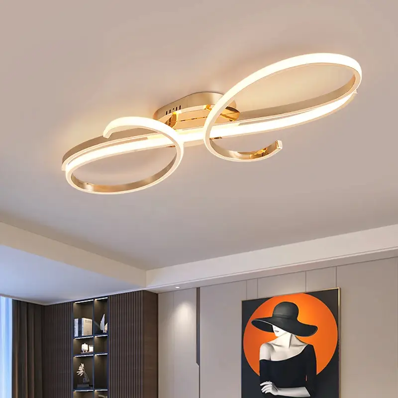 Led Ceiling Light Modern Chrome / Gold Modern - Image 2