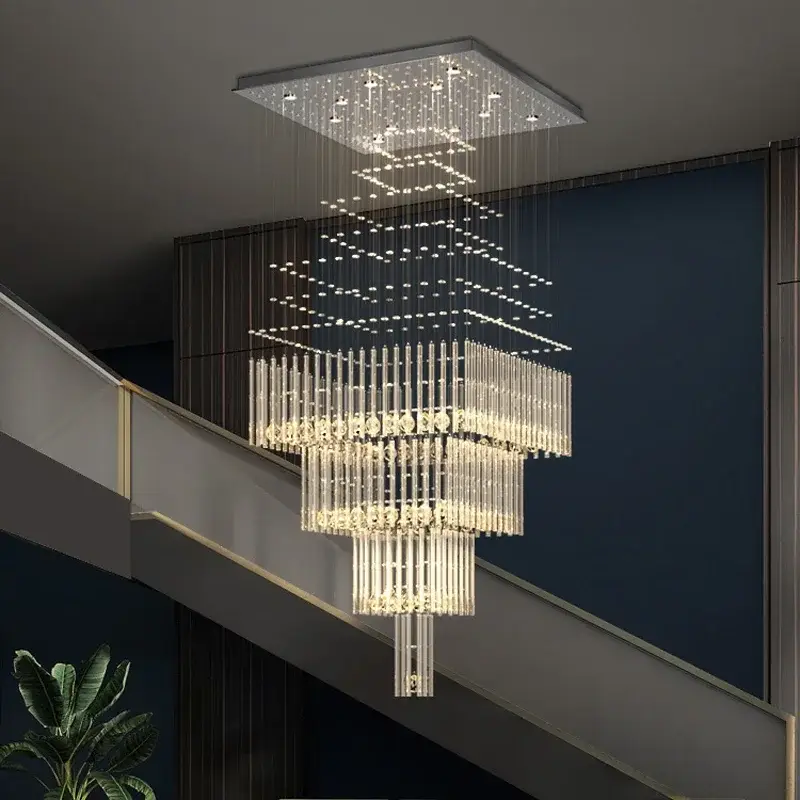Luxury Large Foyer Chandelier Staircase - Image 2