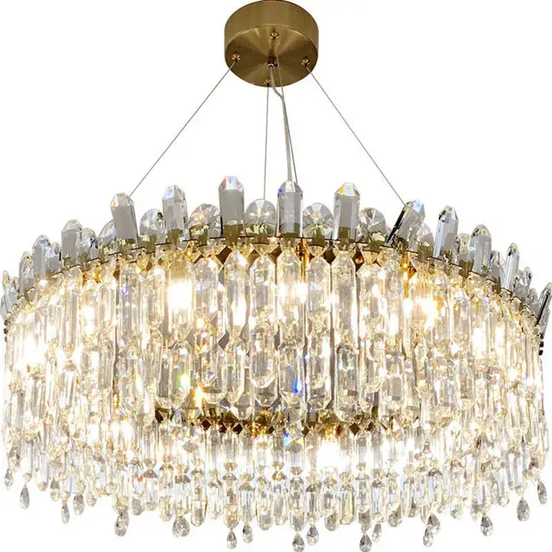 Modern Luxury Crystal Pendant Chandelier - Image 3