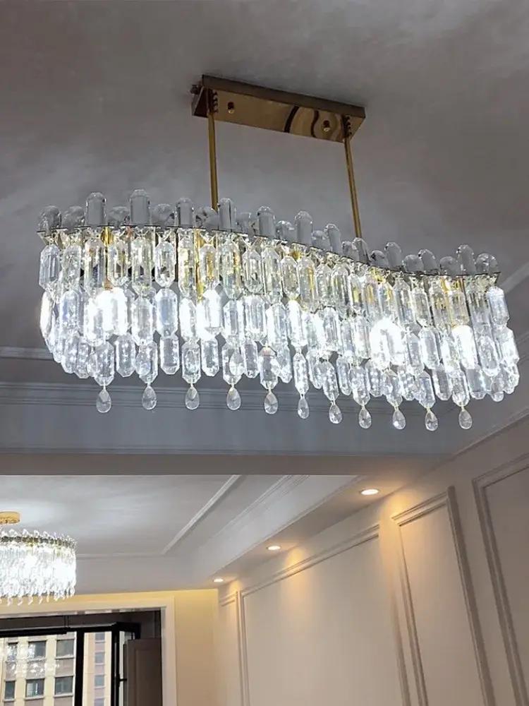 Modern Luxury Crystal Pendant Chandelier - Image 2