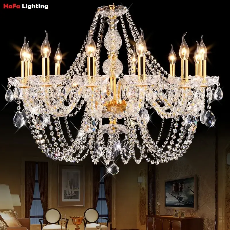 Vintage Crystal Chandelier Lighting Fixtures