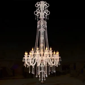 High Ceiling Chandelier Pendant Foyer Lights k9 Crystals