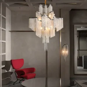 Modern Tassels LED Pendant Chandelier Lights Full Family set