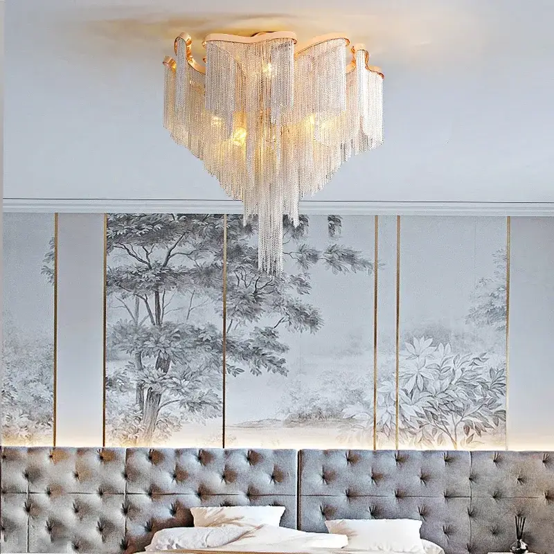 Modern Tassels LED Pendant Chandelier Lights Full Family set - Image 5