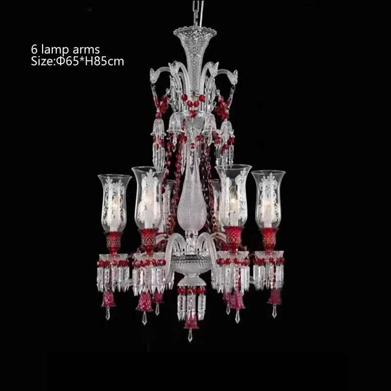 6 lamp arms