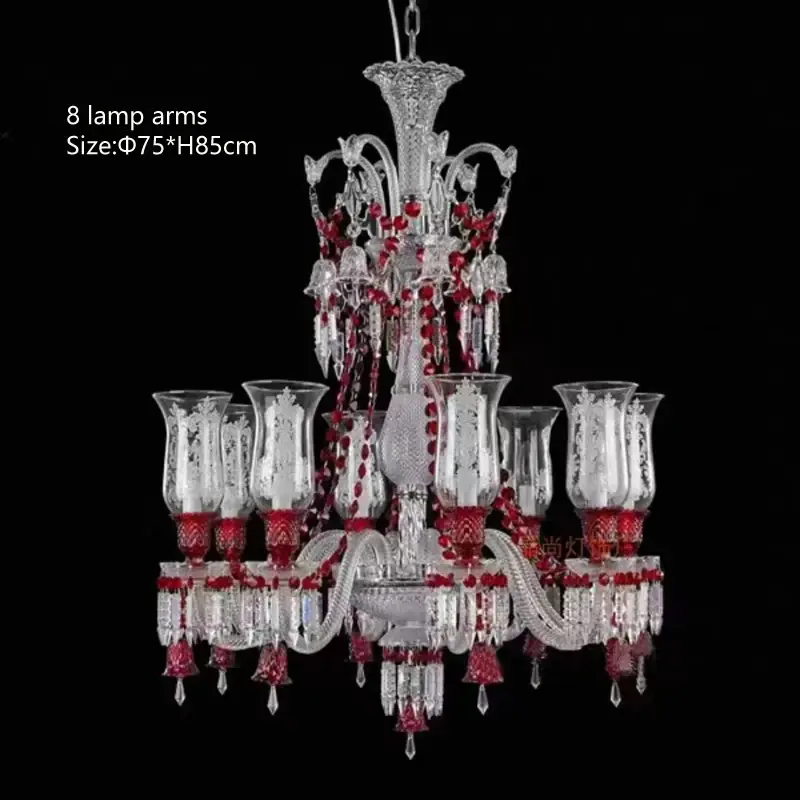 8 lamp arms