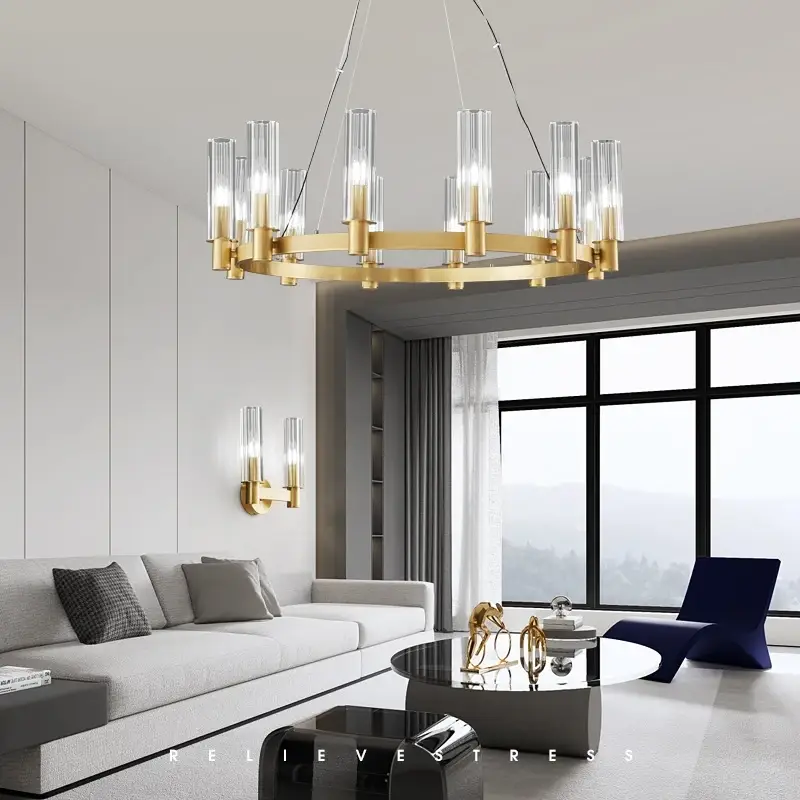 American Retro Chandelier Lighting Led - Image 3
