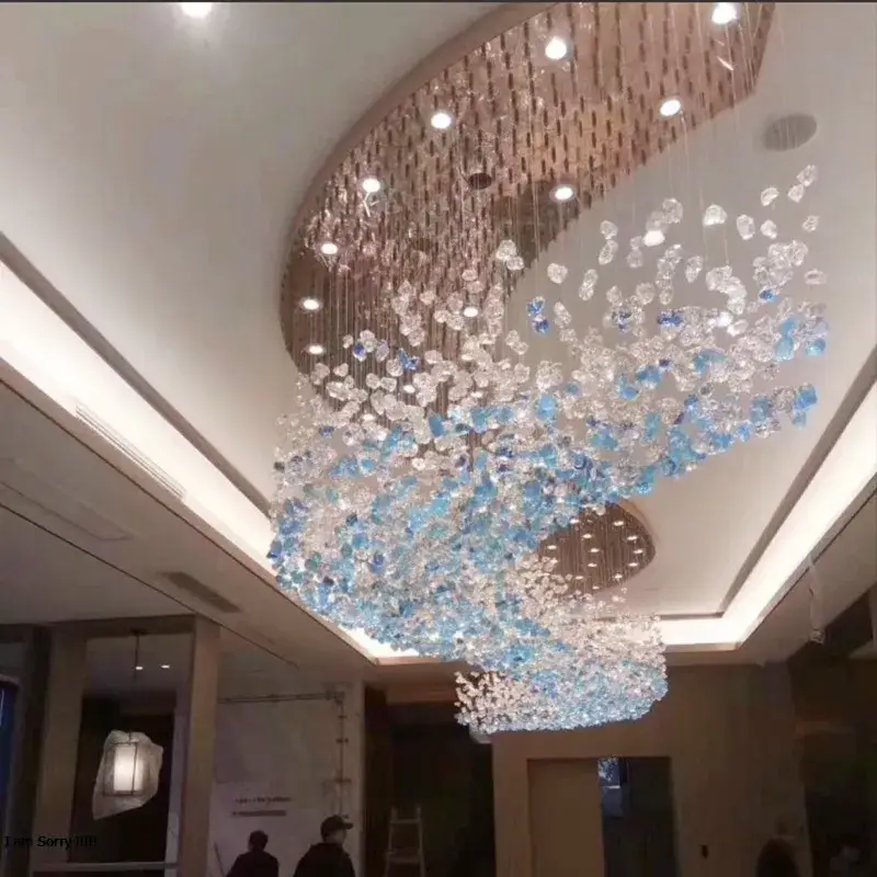 Crystal Stones LED Ceiling Chandelier - Image 6