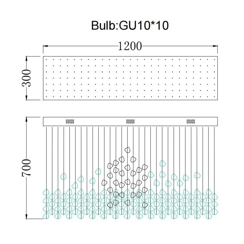 L120xW30xH70cm