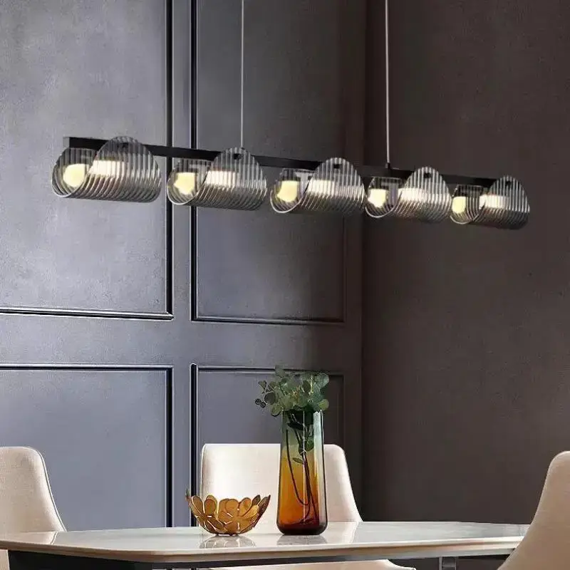 Black Led Lights Chandelier - Image 4