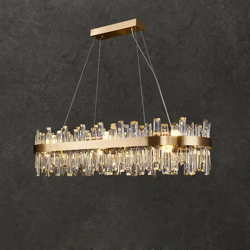 Modern Clear Crystal Round Chandelier Lighting - Image 4
