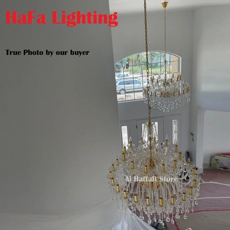 36 Lights Crystal Chandelier Lighting Diameter 120cm - Image 3