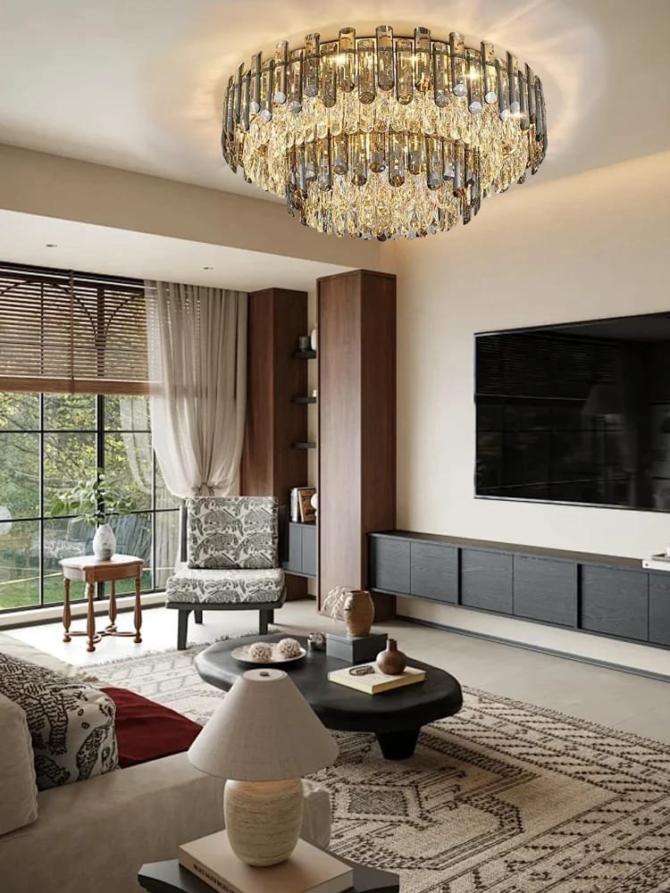 LED Vintage Luxury Ceiling Lamp For Living room - Image 4