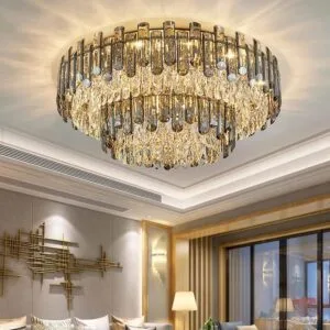 LED Vintage Luxury Ceiling Lamp For Living room