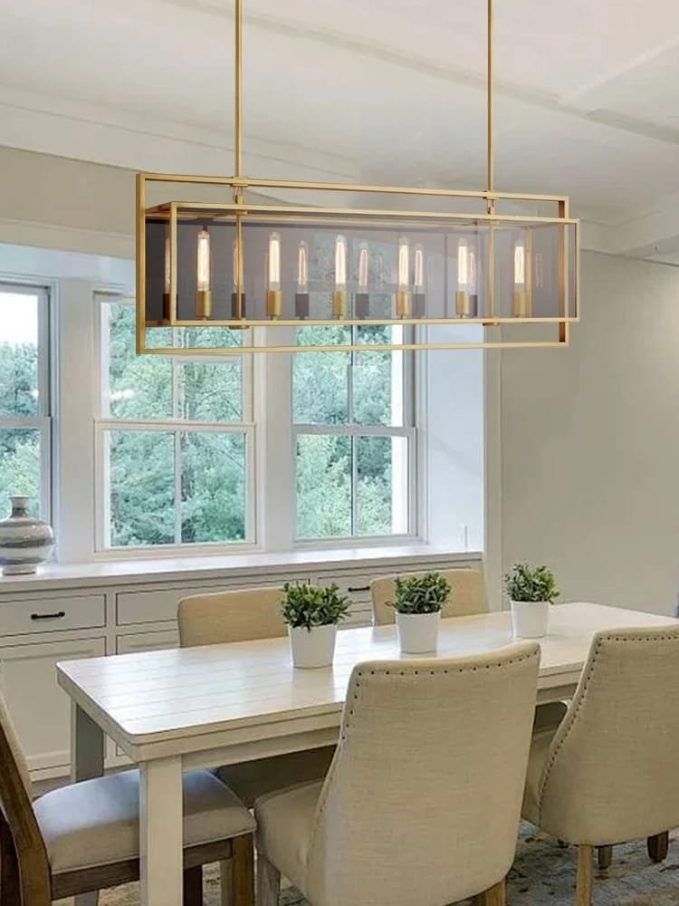 Brass Luxury Ceiling Chandeliers Living Room Dining Table Vintage - Image 4
