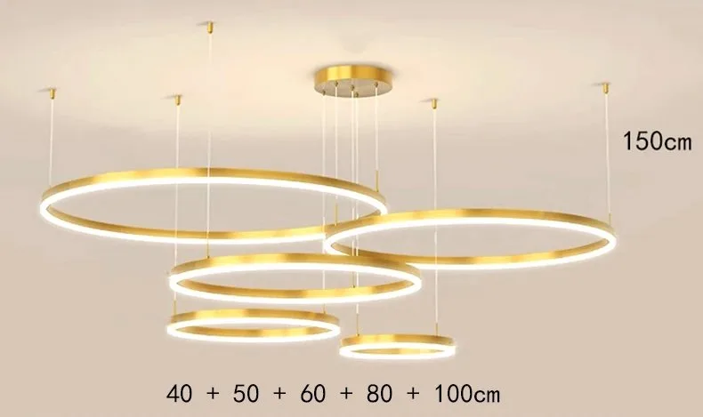 Gold 40+50+60+80+100cm