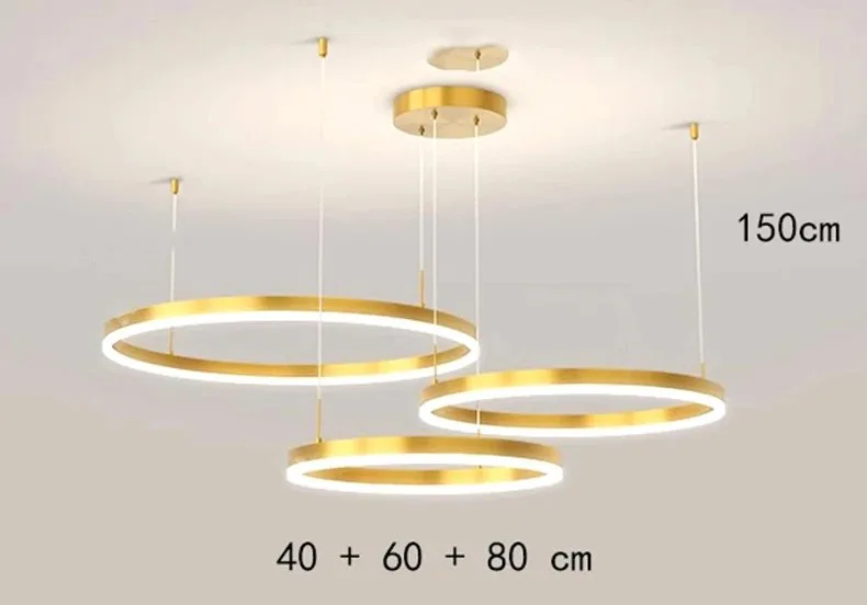 Gold 40+60+80cm